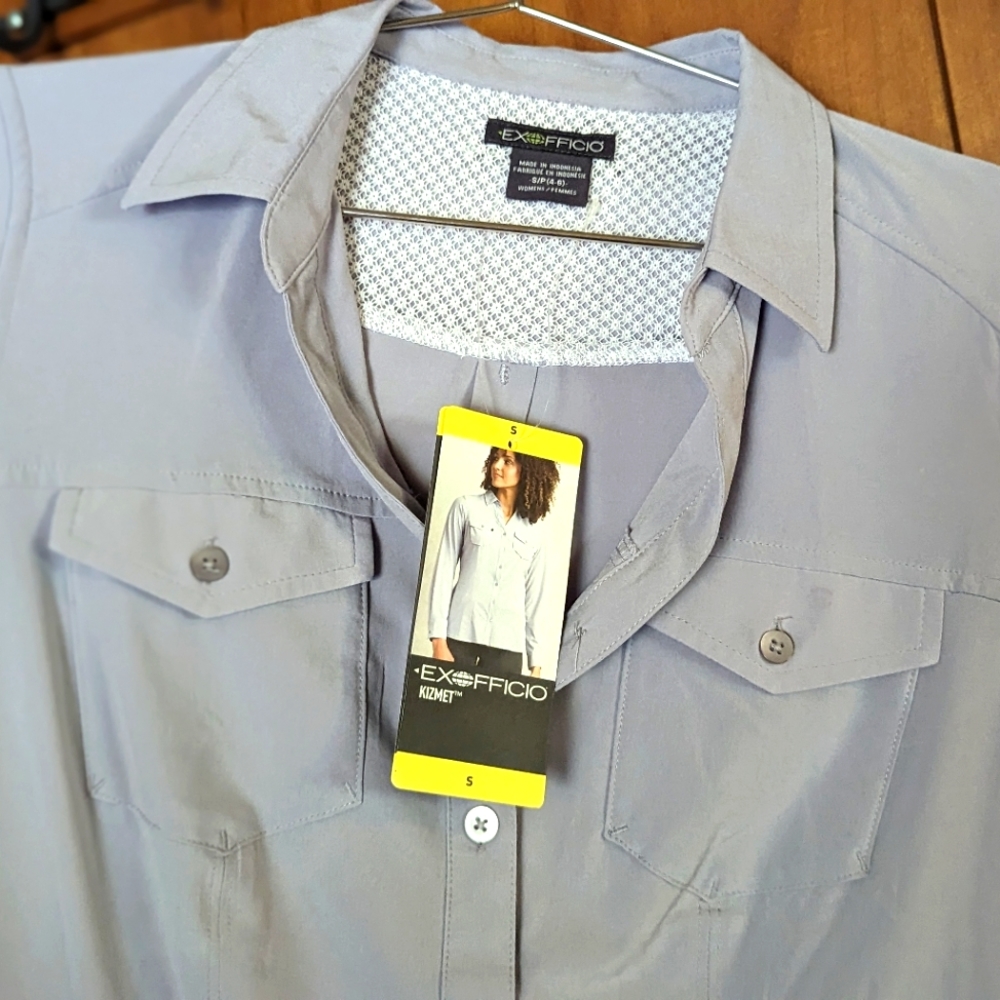Button up shirt from Exofficio, Nwt!